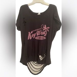 Distressed Key West Top